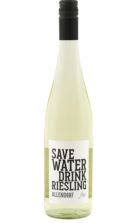 Allendorf 2022 Save Water Drink Riesling dry alcohol free white wine